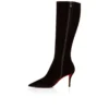 Miss Z Botta – Stivali da 80 mm – Veau Velours – Cafa – Donna