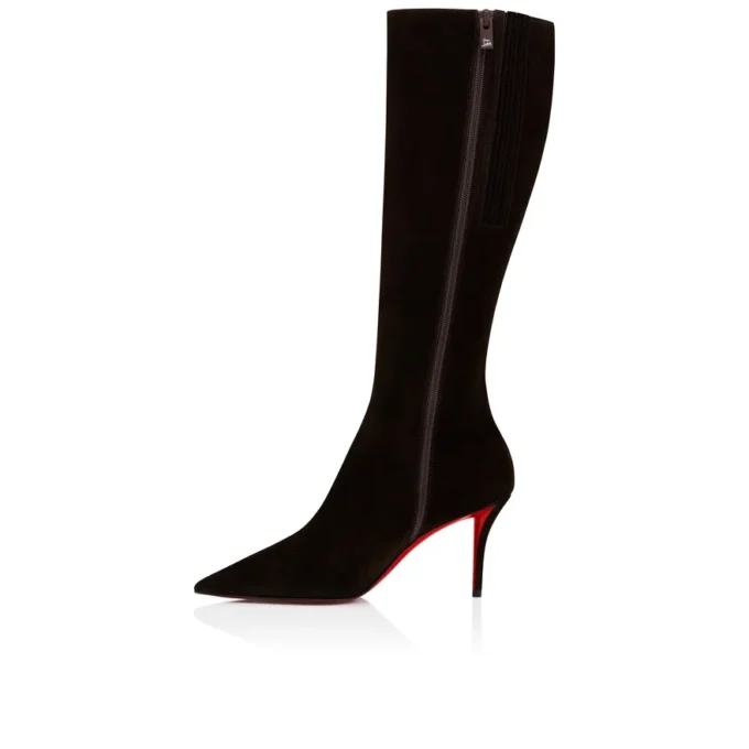 Miss Z Botta – Stivali da 80 mm – Veau Velours – Cafa – Donna