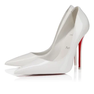 Miss Z – Décolleté 120 mm – Pelle di vitello verniciata – Bianco – Donna Miss Z – Décolleté 120 mm – Pelle di vitello verniciata – Bianco – Donna