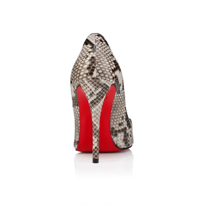Miss Z – Décolleté da 100 mm – Pelle di pitone – Roccia – Donna Miss Z – Décolleté da 100 mm – Pelle di pitone – Roccia – Donna