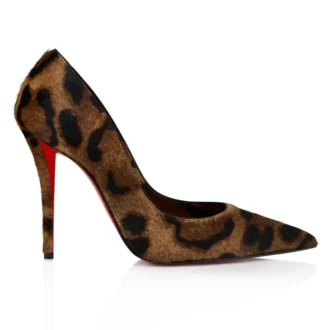 Miss Z – Décolleté da 100 mm – Pelle di vitello pelosa stampata “Bengali” e pelle di capretto – Marrone – Donna Miss Z – Décolleté da 100 mm – Pelle di vitello pelosa stampata “Bengali” e pelle di capretto – Marrone – Donna