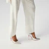Miss Z – Décolleté da 100 mm – Pelle nappa laminata – Argento – Donna Miss Z – Décolleté da 100 mm – Pelle nappa laminata – Argento – Donna