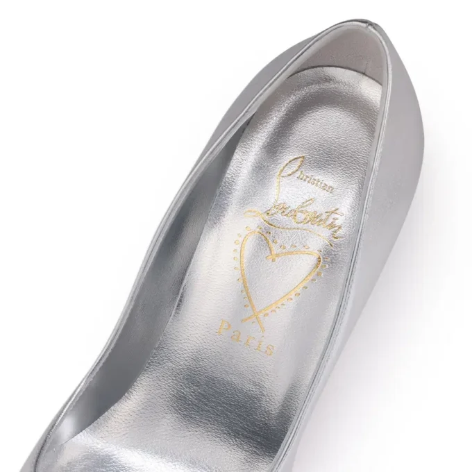 Miss Z – Décolleté da 100 mm – Pelle nappa laminata – Argento – Donna Miss Z – Décolleté da 100 mm – Pelle nappa laminata – Argento – Donna