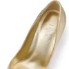 Miss Z – Décolleté da 100 mm – Pelle nappa laminata – Platino – Donna