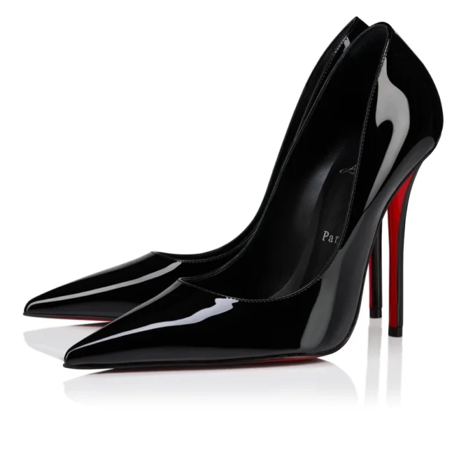 Miss Z – Décolleté da 120 mm – Pelle di vitello verniciata – Nero – Donna
