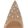 Miss Z Degrastrass Perla – Décolleté da 100 mm – Rete, pelle nappa, strass e perle – Blush – Donna Miss Z Degrastrass Perla – Décolleté da 100 mm – Rete, pelle nappa, strass e perle – Blush – Donna