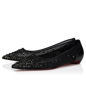 Miss Z Degrastrassina Perla – Ballerine – Rete, pelle nappa, strass e perle – Nero – Donna Miss Z Degrastrassina Perla – Ballerine – Rete, pelle nappa, strass e perle – Nero – Donna