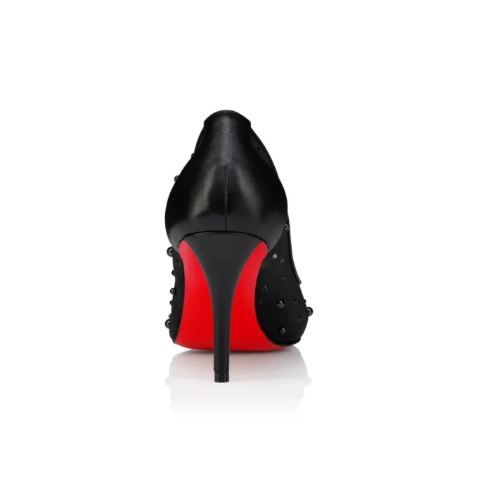 Miss Z Dregrastrass Perla – Décolleté 80 mm – Rete, pelle nappa, strass e perle – Nero – Donna Miss Z Dregrastrass Perla – Décolleté 80 mm – Rete, pelle nappa, strass e perle – Nero – Donna