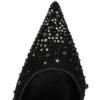 Miss Z Dregrastrass Perla – Décolleté 80 mm – Rete, pelle nappa, strass e perle – Nero – Donna Miss Z Dregrastrass Perla – Décolleté 80 mm – Rete, pelle nappa, strass e perle – Nero – Donna