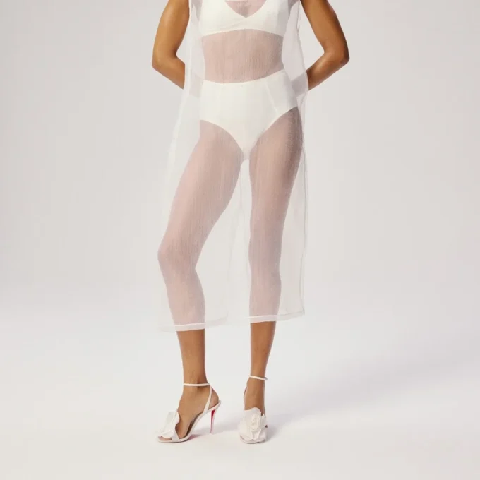 Miss Z Flora – Sandali con cinturini da 100 mm – Pelle nappa perlata – Bianco – Donna Miss Z Flora – Sandali con cinturini da 100 mm – Pelle nappa perlata – Bianco – Donna