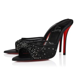 Miss Z Mule Degrasstrass Perla – Mules da 100 mm – Rete, pelle nappa e perle – Nero – Donna Miss Z Mule Degrasstrass Perla – Mules da 100 mm – Rete, pelle nappa e perle – Nero – Donna