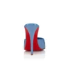 Miss Z Mule – Mules con tacco 100 mm – Pelle di vitello verniciata – Ceruleo – Donna