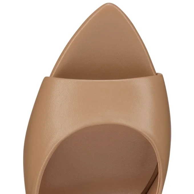 Miss Z Mule – Mules da 100 mm – Pelle di agnello nappa – Blush – Donna