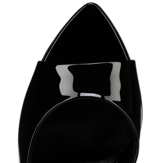 Miss Z Mule – Mules da 100 mm – Pelle di vitello verniciata – Nero – Donna Miss Z Mule – Mules da 100 mm – Pelle di vitello verniciata – Nero – Donna