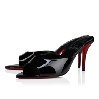 Miss Z Mule – Mules da 80 mm – Pelle di vitello verniciata – Nero – Donna Miss Z Mule – Mules da 80 mm – Pelle di vitello verniciata – Nero – Donna