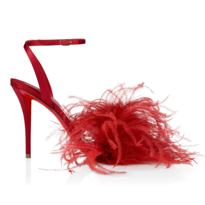 Miss Z Poupi – Sandali con cinturini da 100 mm – Raso crepe – Fever – Donna