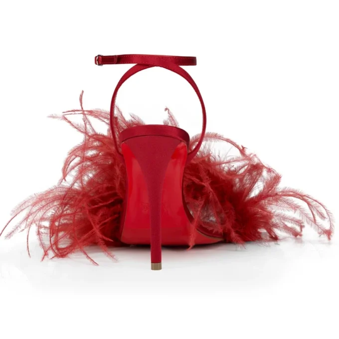 Miss Z Poupi – Sandali con cinturini da 100 mm – Raso crepe – Fever – Donna