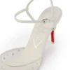 Miss Z Riviera Strass – Décolleté con cinturini da 80 mm – Rete, pelle nappa e perle – Bianco – Donna Miss Z Riviera Strass – Décolleté con cinturini da 80 mm – Rete, pelle nappa e perle – Bianco – Donna