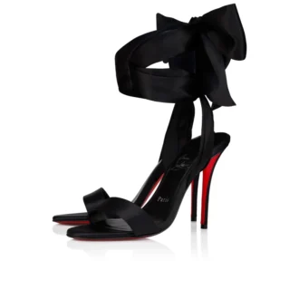 Miss Z Sandal Du Desert – Sandali con cinturini da 100 mm – Raso crêpe – Nero – Donna Miss Z Sandal Du Desert – Sandali con cinturini da 100 mm – Raso crêpe – Nero – Donna