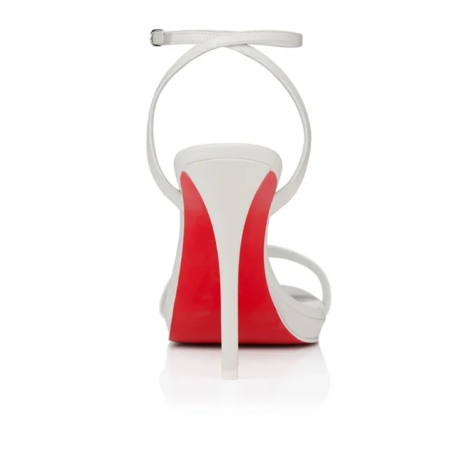 Miss Z Sandal Queen – Sandali con cinturini da 120 mm – Pelle di agnello nappa – Bianco – Donna Miss Z Sandal Queen – Sandali con cinturini da 120 mm – Pelle di agnello nappa – Bianco – Donna