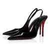 Miss Z Sling Back – Décolleté con cinturino posteriore da 100 mm – Pelle di vitello verniciata – Nero – Donna Miss Z Sling Back – Décolleté con cinturino posteriore da 100 mm – Pelle di vitello verniciata – Nero – Donna