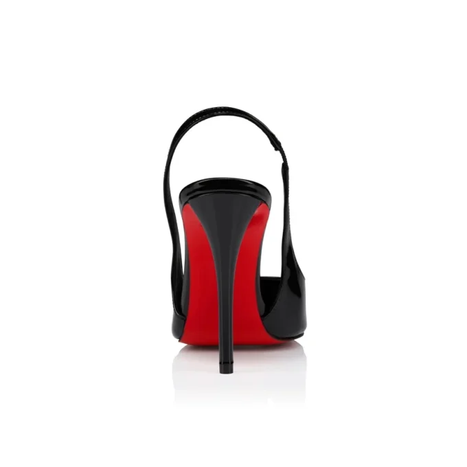 Miss Z Sling Back – Décolleté con cinturino posteriore da 100 mm – Pelle di vitello verniciata – Nero – Donna Miss Z Sling Back – Décolleté con cinturino posteriore da 100 mm – Pelle di vitello verniciata – Nero – Donna