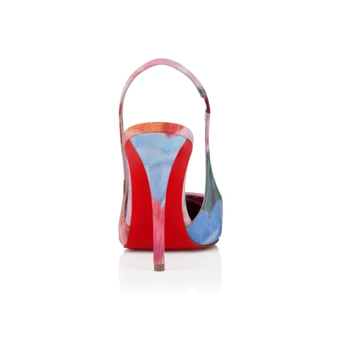 Miss Z Sling Back – Décolleté con cinturino posteriore da 100 mm – Tessuto cinese con stampa peonie – Multicolore – Donna Miss Z Sling Back – Décolleté con cinturino posteriore da 100 mm – Tessuto cinese con stampa peonie – Multicolore – Donna