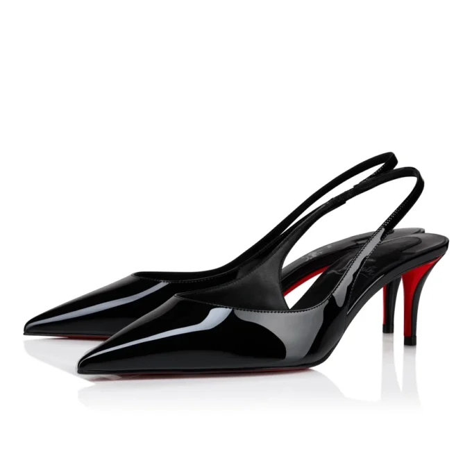 Miss Z Sling Back – Décolleté con cinturino posteriore da 60 mm – Pelle di vitello verniciata – Nero – Donna Miss Z Sling Back – Décolleté con cinturino posteriore da 60 mm – Pelle di vitello verniciata – Nero – Donna