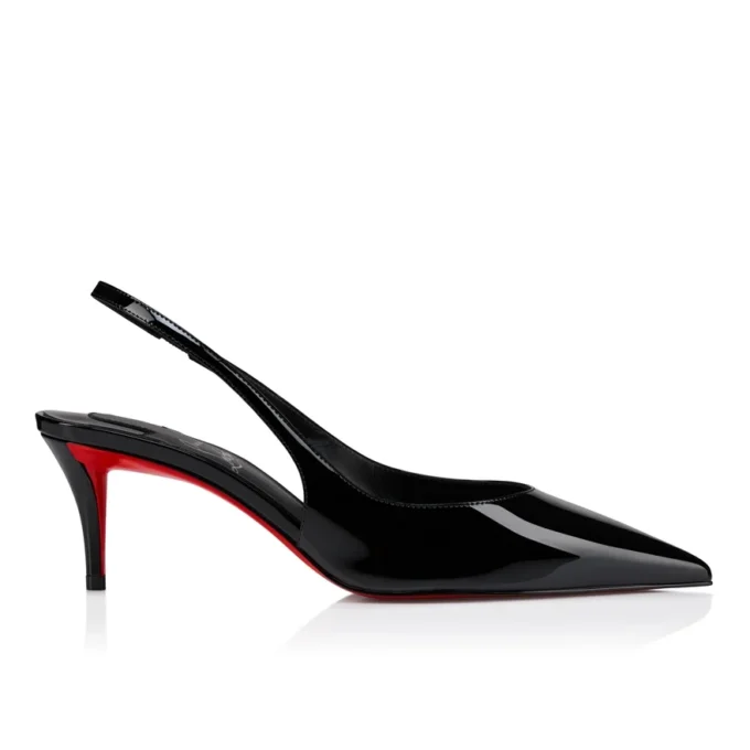 Miss Z Sling Back – Décolleté con cinturino posteriore da 60 mm – Pelle di vitello verniciata – Nero – Donna Miss Z Sling Back – Décolleté con cinturino posteriore da 60 mm – Pelle di vitello verniciata – Nero – Donna