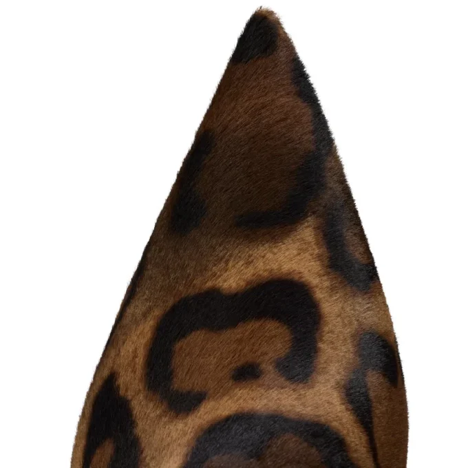 Miss Z Stivali – Stivali da 100 mm – Pelle di vitello pelosa stampata “Bengali” e pelle di capretto – Marrone – Donna Miss Z Stivali – Stivali da 100 mm – Pelle di vitello pelosa stampata “Bengali” e pelle di capretto – Marrone – Donna