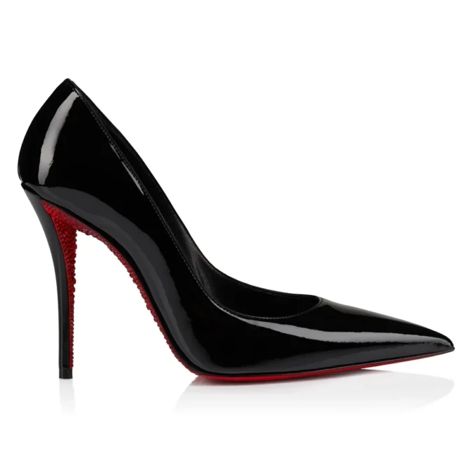 Miss Z Suola Strass – Décolleté da 100 mm – Pelle di vitello verniciata – Nero – Donna Miss Z Suola Strass – Décolleté da 100 mm – Pelle di vitello verniciata – Nero – Donna