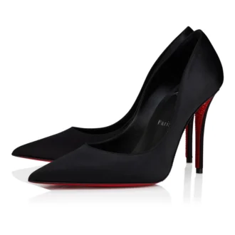 Miss Z Suola Strass – Décolleté da 100 mm – Raso crepe – Nero – Donna Miss Z Suola Strass – Décolleté da 100 mm – Raso crepe – Nero – Donna