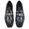 Mocallista – Mocassini – Pelle di serpente d’acqua patchwork – Nero – Donna Mocallista – Mocassini – Pelle di serpente d’acqua patchwork – Nero – Donna