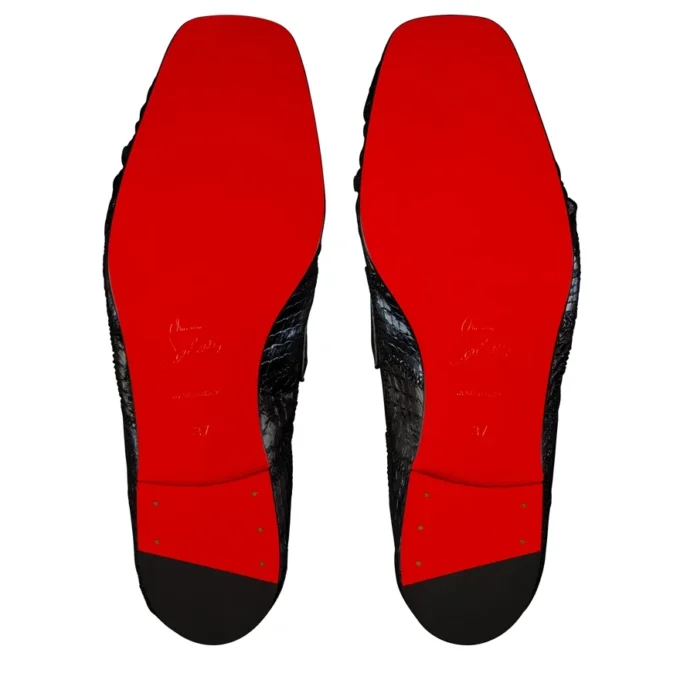 Mocallista – Mocassini – Pelle di serpente d’acqua patchwork – Nero – Donna Mocallista – Mocassini – Pelle di serpente d’acqua patchwork – Nero – Donna