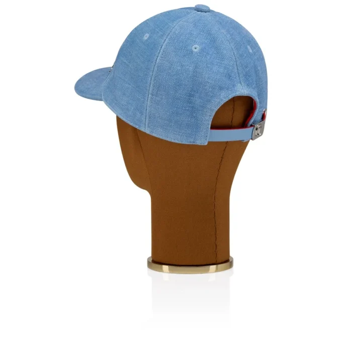 Mooncrest Cl Ac – Cappellino da baseball – Pelle di vitello e tela – Ceruleo Mooncrest Cl Ac – Cappellino da baseball – Pelle di vitello e tela – Ceruleo