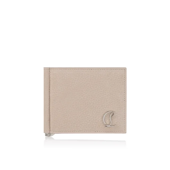 Mooncrest – Portachiavi – Pelle di vitello martellata – Beige