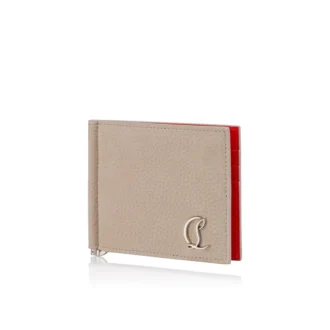 Mooncrest – Portachiavi – Pelle di vitello martellata – Beige