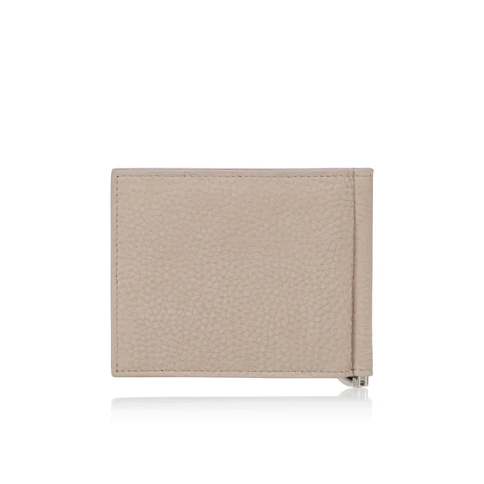 Mooncrest – Portachiavi – Pelle di vitello martellata – Beige