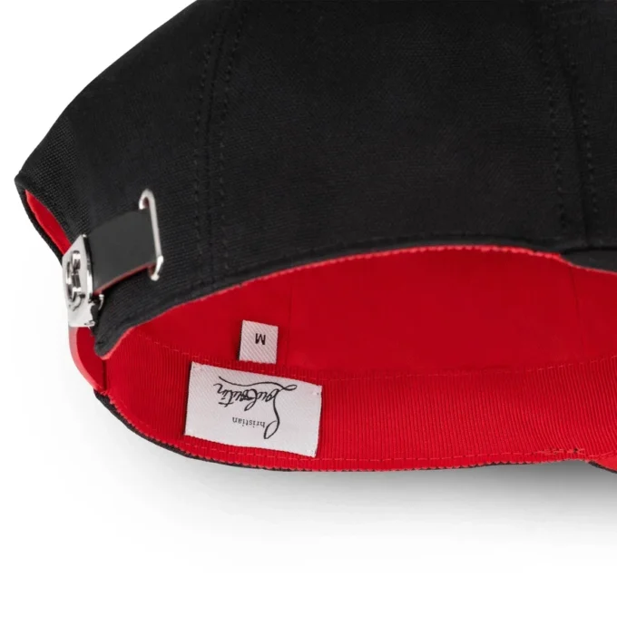 Mooncrest Stones – Cappellino da baseball – Cotone e borchie – Nero Mooncrest Stones – Cappellino da baseball – Cotone e borchie – Nero