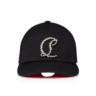 Mooncrest Stones – Cappellino da baseball – Cotone e strass – Nero Mooncrest Stones – Cappellino da baseball – Cotone e strass – Nero