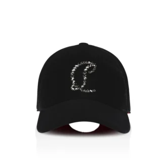 Mooncrest Stones – Cappellino da baseball – Velluto e strass – Nero