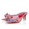 Mulazee – Mules da 60 mm – Tessuto cinese con stampa Peonies – Multicolore – Donna Mulazee – Mules da 60 mm – Tessuto cinese con stampa Peonies – Multicolore – Donna