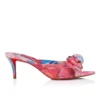 Mulazee – Mules da 60 mm – Tessuto cinese con stampa Peonies – Multicolore – Donna Mulazee – Mules da 60 mm – Tessuto cinese con stampa Peonies – Multicolore – Donna