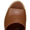 Mule Calakala – Mule da 85 mm – Pelle di agnello nappa – Cuoio – Donna Mule Calakala – Mule da 85 mm – Pelle di agnello nappa – Cuoio – Donna