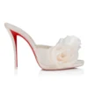Mule Mere Lachaise – Mule da 120 mm – Raso crepe – Avorio – Donna Mule Mere Lachaise – Mule da 120 mm – Raso crepe – Avorio – Donna