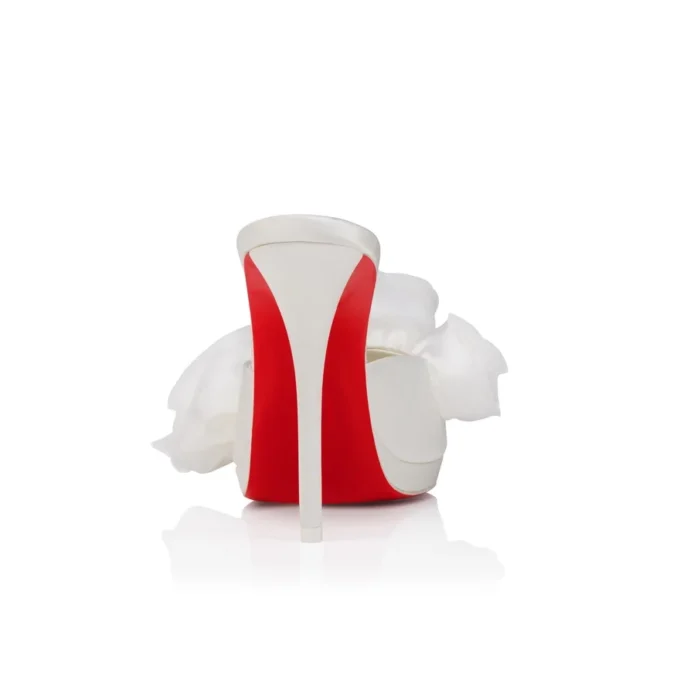 Mule Mere Lachaise – Mule da 120 mm – Raso crepe – Avorio – Donna Mule Mere Lachaise – Mule da 120 mm – Raso crepe – Avorio – Donna