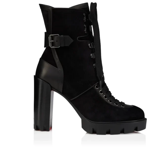 New Macademia – Stivali con tacco basso da 100 mm – Veau Velours – Nero – Donna New Macademia – Stivali con tacco basso da 100 mm – Veau Velours – Nero – Donna