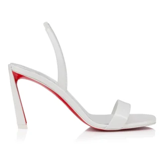 o condora sandali con cinturini da 85 mm pelle verniciata bianco donna 2 330x330 - O Condora - Sandali con cinturini da 85 mm - Pelle verniciata - Bianco - Donna