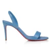 O Marylin – Sandali 85 mm – Pelle di agnello nappa – Ceruleo – Donna O Marylin – Sandali 85 mm – Pelle di agnello nappa – Ceruleo – Donna