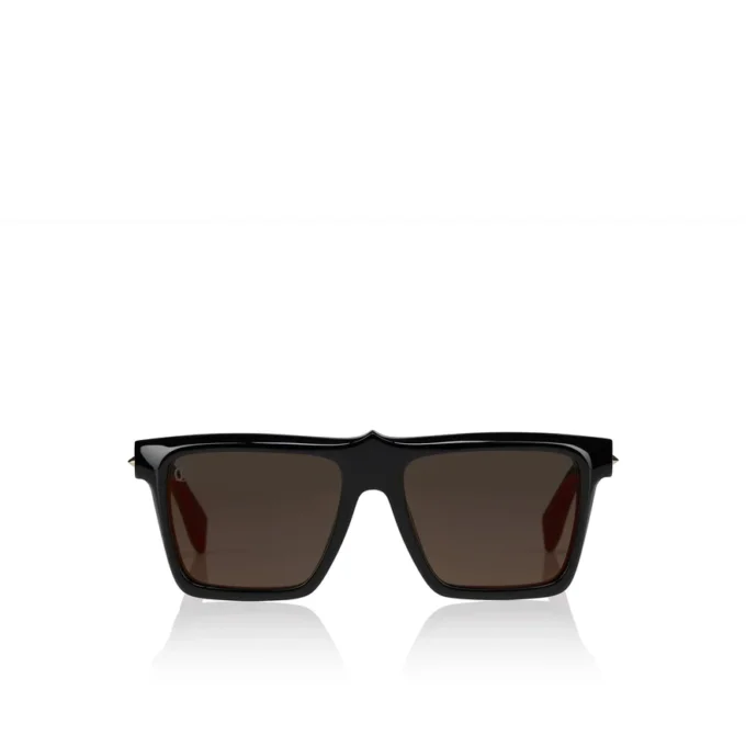 Our Georges Lb0014 – Occhiali da sole – Acetato – Nero fumé Our Georges Lb0014 – Occhiali da sole – Acetato – Nero fumé